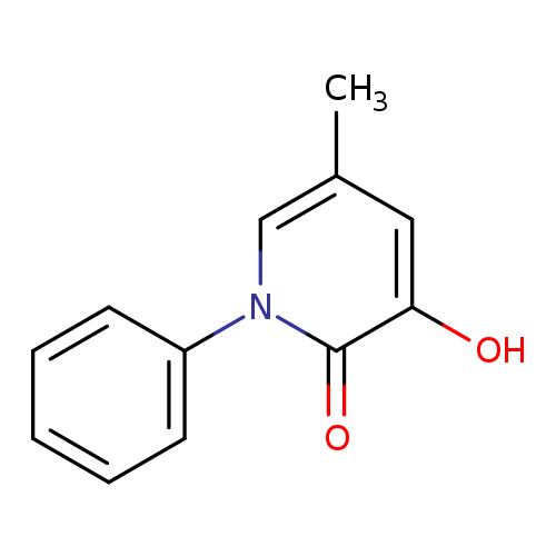Cc1cc(O)c(=O)n(c1)c1ccccc1
