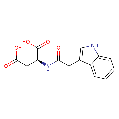 O=C(Cc1c[nH]c2c1cccc2)N[C@H](C(=O)O)CC(=O)O