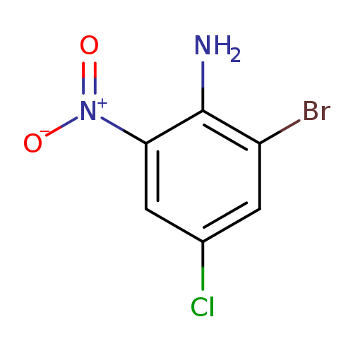 Clc1cc(Br)c(c(c1)[N+](=O)[O-])N