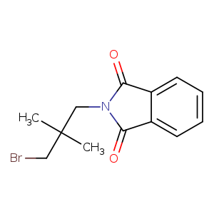 BrCC(CN1C(=O)c2c(C1=O)cccc2)(C)C