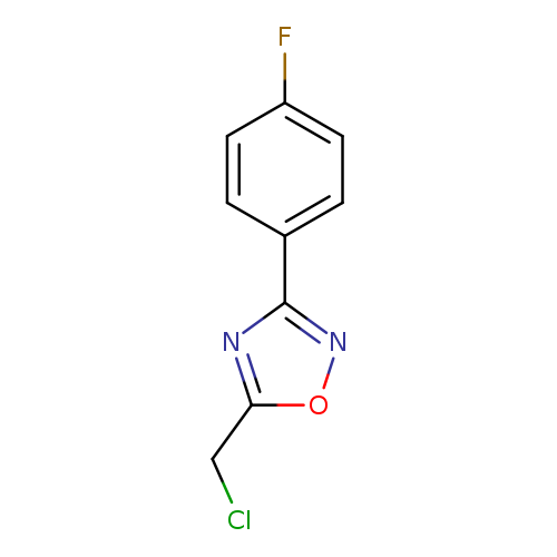 ClCc1onc(n1)c1ccc(cc1)F