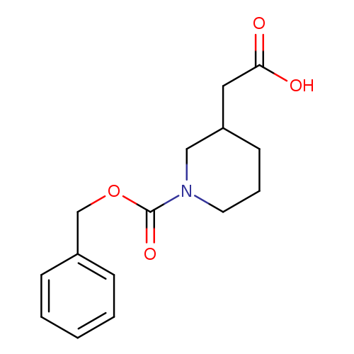 OC(=O)CC1CCCN(C1)C(=O)OCc1ccccc1