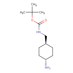 N[C@@H]1CC[C@H](CC1)CNC(=O)OC(C)(C)C