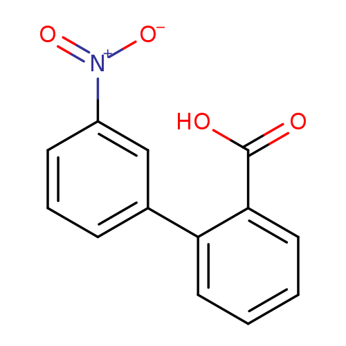 [O-][N+](=O)c1cccc(c1)c1ccccc1C(=O)O