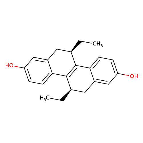 CC[C@@H]1Cc2cc(O)ccc2C2=C1c1ccc(cc1C[C@H]2CC)O