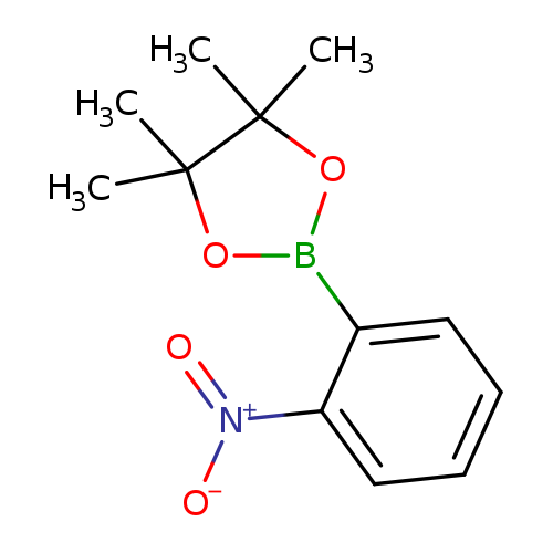 [O-][N+](=O)c1ccccc1B1OC(C(O1)(C)C)(C)C