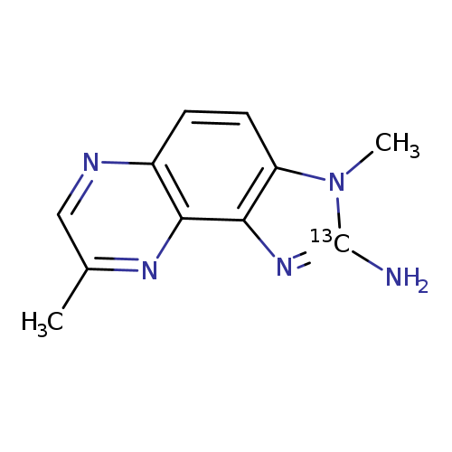 Cc1cnc2c(n1)c1n[13c](n(c1cc2)C)N