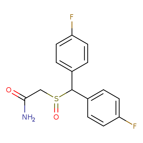 NC(=O)CS(=O)C(c1ccc(cc1)F)c1ccc(cc1)F