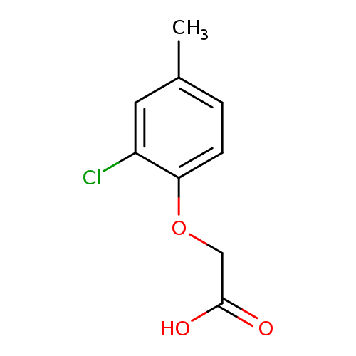 OC(=O)COc1ccc(cc1Cl)C