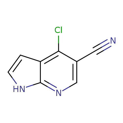 Clc1c(cnc2c1cc[nH]2)C#N