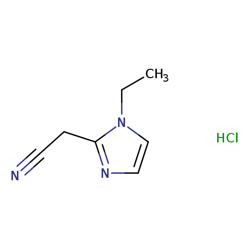 N#CCc1nccn1CC.Cl