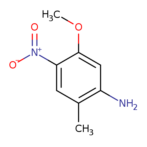 COc1cc(N)c(cc1[N+](=O)[O-])C