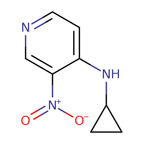[O-][N+](=O)c1cnccc1NC1CC1