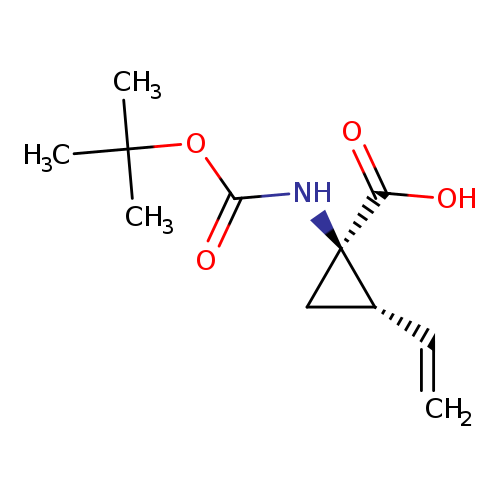 C=C[C@@H]1C[C@]1(NC(=O)OC(C)(C)C)C(=O)O