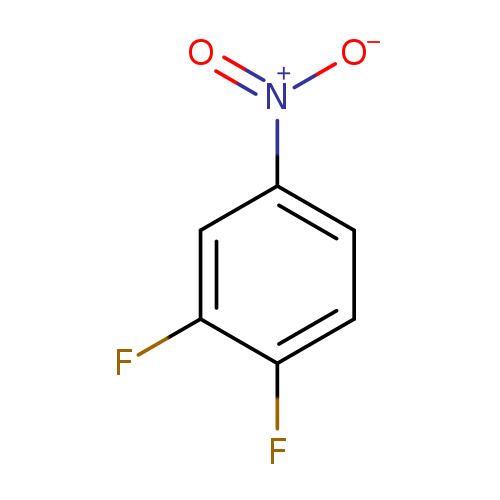 [O-][N+](=O)c1ccc(c(c1)F)F