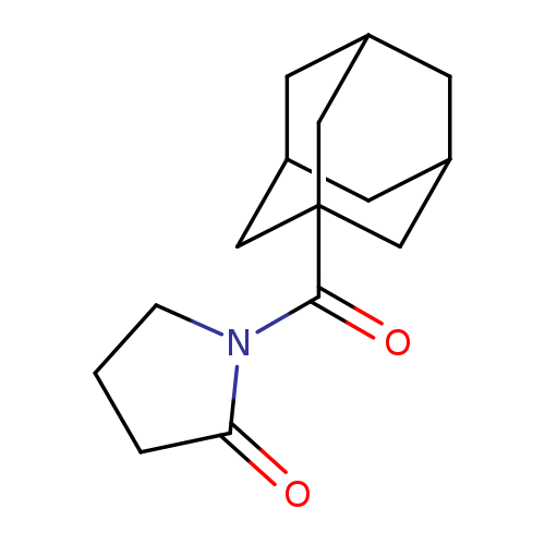 O=C1CCCN1C(=O)C12CC3CC(C2)CC(C1)C3