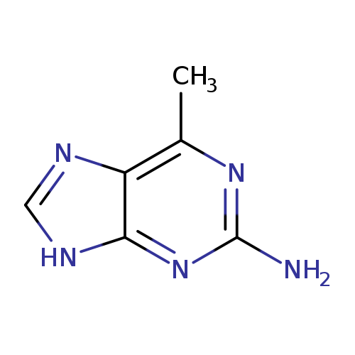 Nc1nc(C)c2c(n1)[nH]cn2