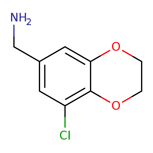 NCc1cc2OCCOc2c(c1)Cl