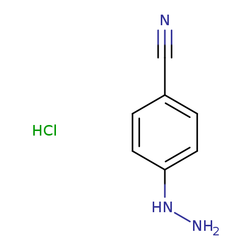 NNc1ccc(cc1)C#N.Cl