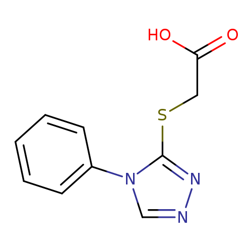 OC(=O)CSc1nncn1c1ccccc1