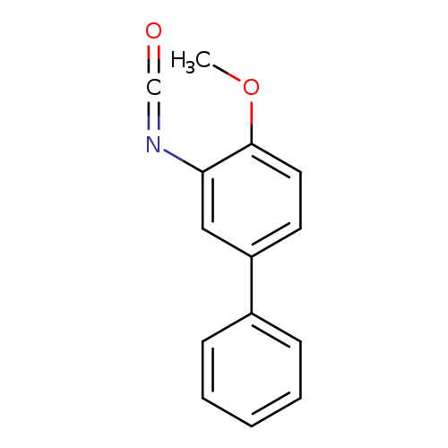 O=C=Nc1cc(ccc1OC)c1ccccc1