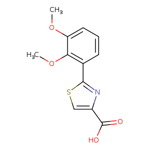 COc1c(OC)cccc1c1scc(n1)C(=O)O