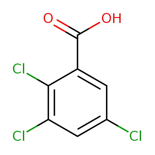 Clc1cc(Cl)c(c(c1)C(=O)O)Cl