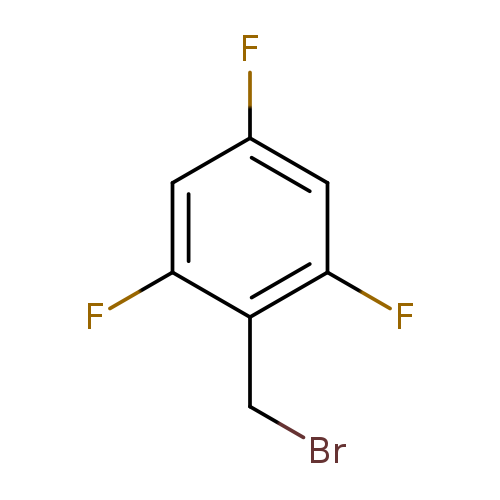 BrCc1c(F)cc(cc1F)F