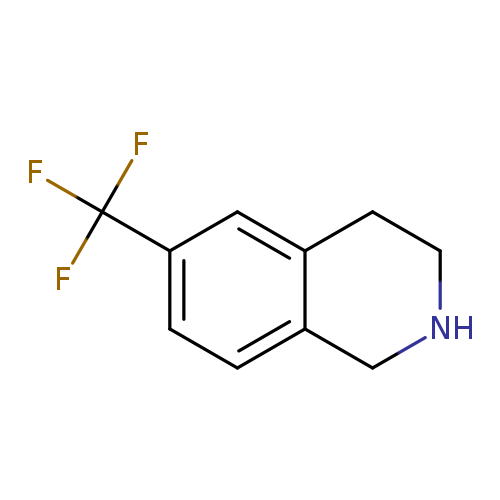 FC(c1ccc2c(c1)CCNC2)(F)F