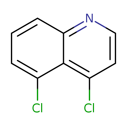 Clc1cccc2c1c(Cl)ccn2