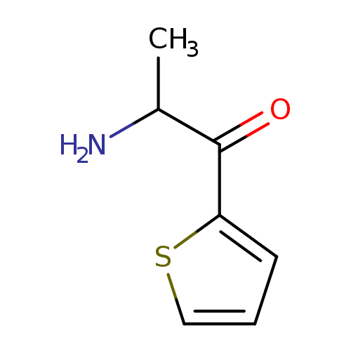 CC(C(=O)c1cccs1)N