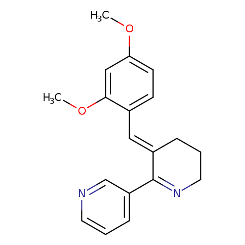 COc1cc(OC)ccc1/C=C/1CCCN=C1c1cccnc1