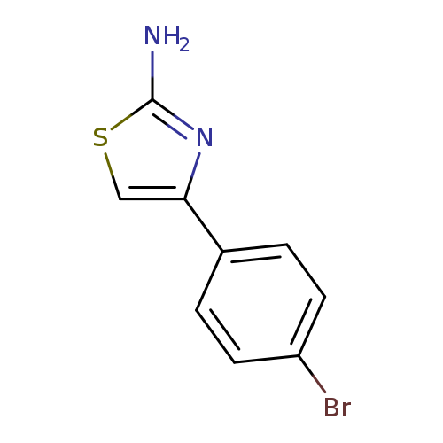 Brc1ccc(cc1)c1csc(n1)N