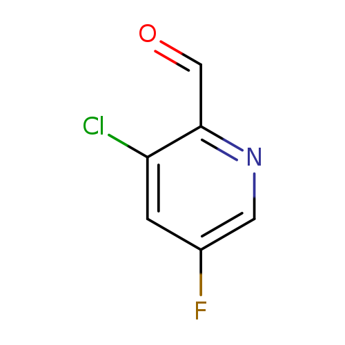 O=Cc1ncc(cc1Cl)F