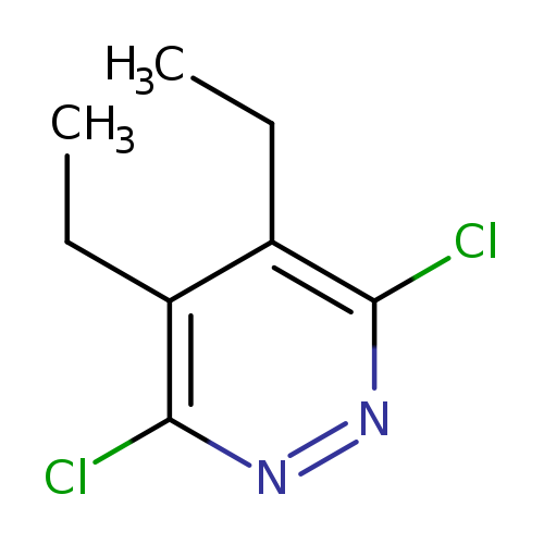 CCc1c(Cl)nnc(c1CC)Cl