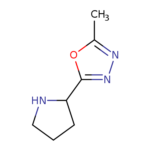 Cc1nnc(o1)C1CCCN1