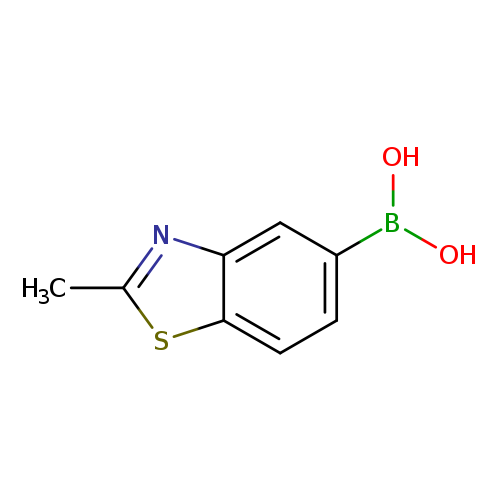 Cc1sc2c(n1)cc(cc2)B(O)O