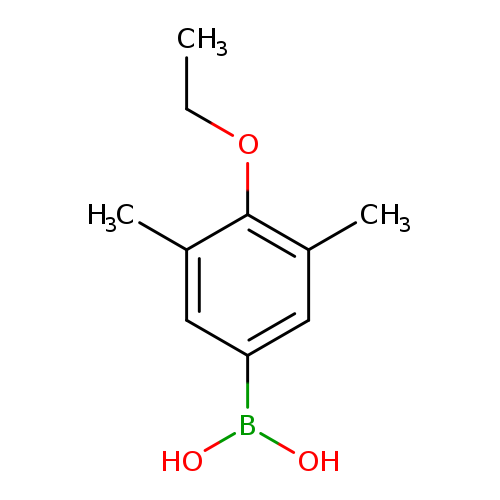 CCOc1c(C)cc(cc1C)B(O)O