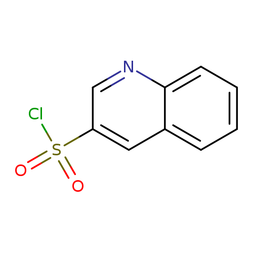 ClS(=O)(=O)c1cnc2c(c1)cccc2