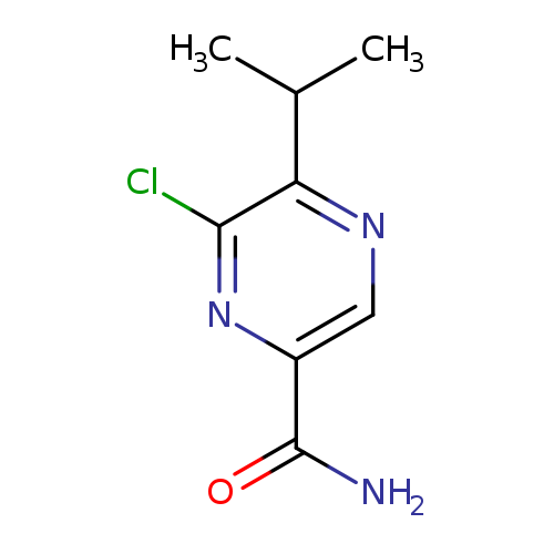 CC(c1ncc(nc1Cl)C(=O)N)C