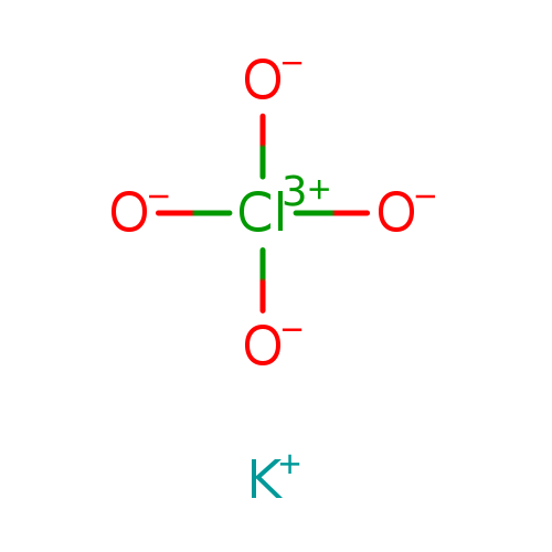 [O-][Cl](=O)(=O)=O.[K+]