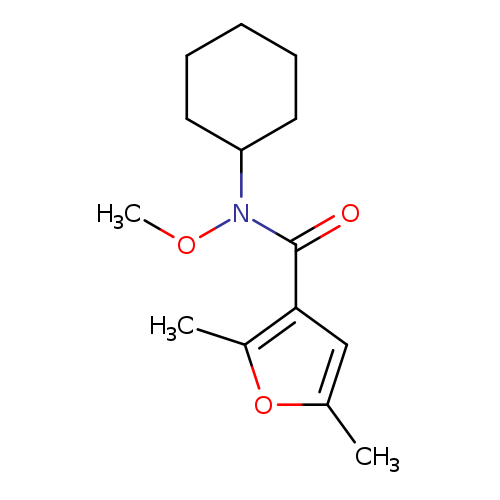 CON(C(=O)c1cc(oc1C)C)C1CCCCC1