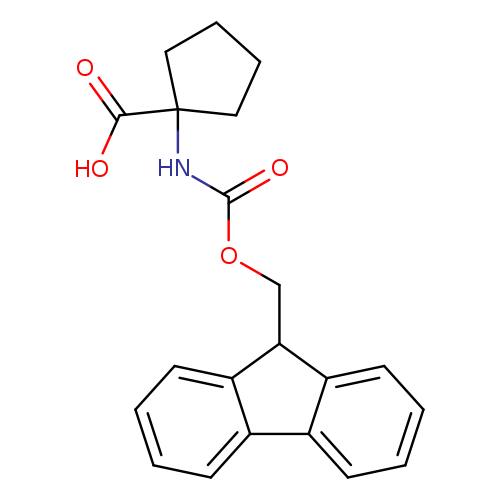 O=C(NC1(CCCC1)C(=O)O)OCC1c2ccccc2c2c1cccc2