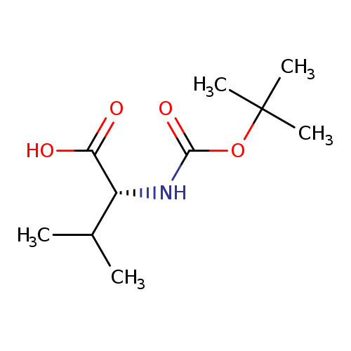 O=C(OC(C)(C)C)N[C@@H](C(=O)O)C(C)C