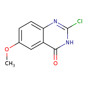 COc1ccc2c(c1)c(=O)[nH]c(n2)Cl