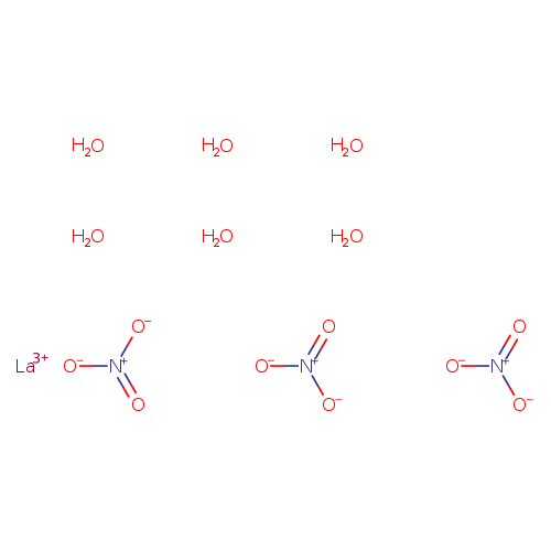 [O-][N+](=O)[O-].[O-][N+](=O)[O-].[O-][N+](=O)[O-].O.O.O.O.O.O.[La+3]