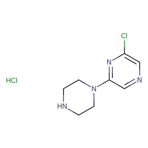 Clc1cncc(n1)N1CCNCC1.Cl