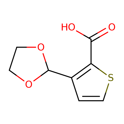 OC(=O)c1sccc1C1OCCO1
