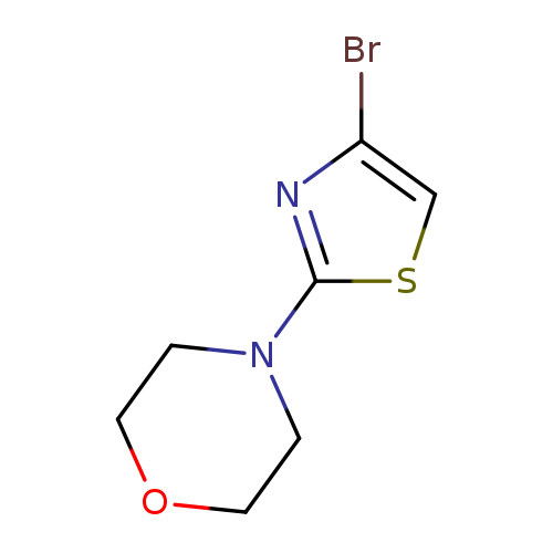 Brc1csc(n1)N1CCOCC1