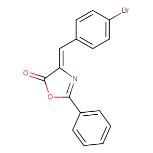 Brc1ccc(cc1)/C=C/1N=C(OC1=O)c1ccccc1